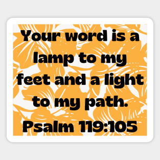 Bible Verse Psalm 119:105 Magnet